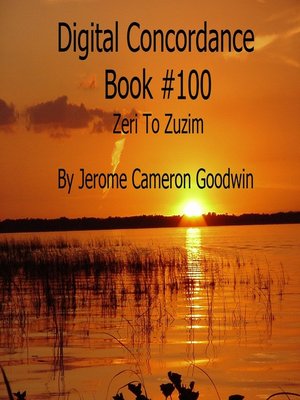 cover image of Zeri to Zuzim--Digital Concordance Book 100